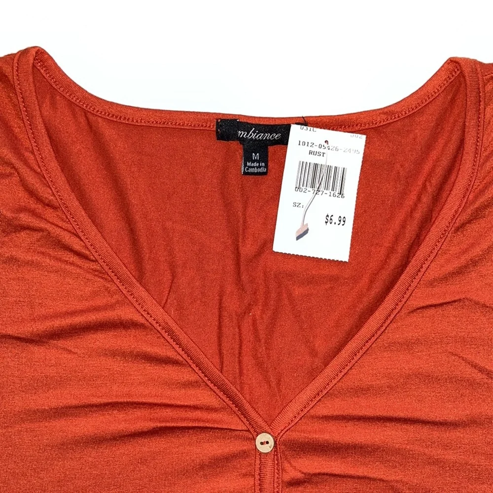Ambiance V-Neck Short Sleeve Shirt Bundle | Light Weight & Stretchy | 2 for 1 - Picture 5 of 11